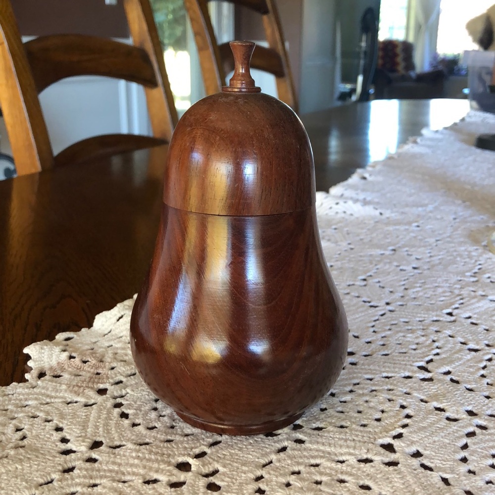 Pear shaped bowl